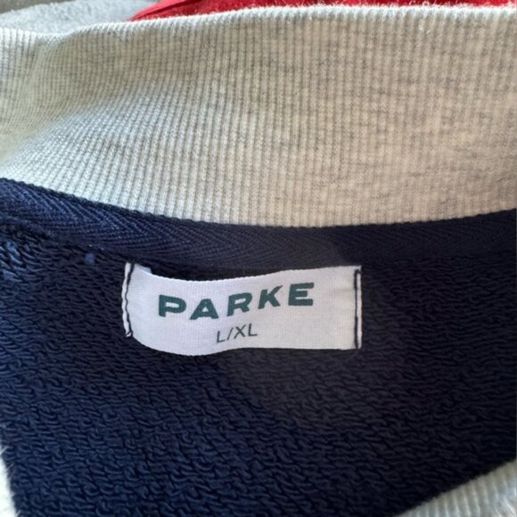 Parke Mockneck Coastal Collection Navy and Gray - Picture 5 of 6